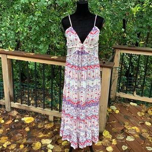 NWT Mink Pink floral print Maxi dress